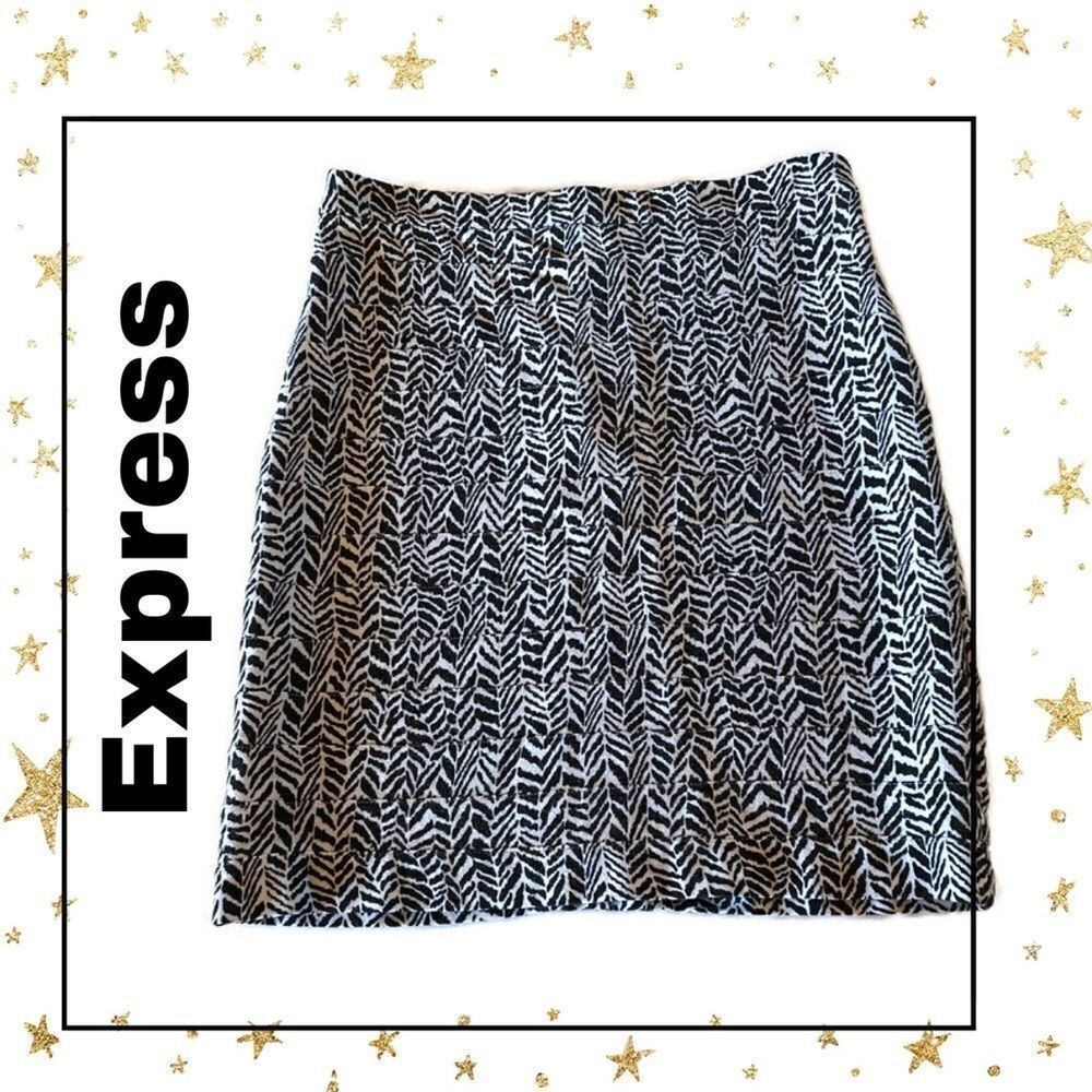 Cute Express Black White Skirt 6